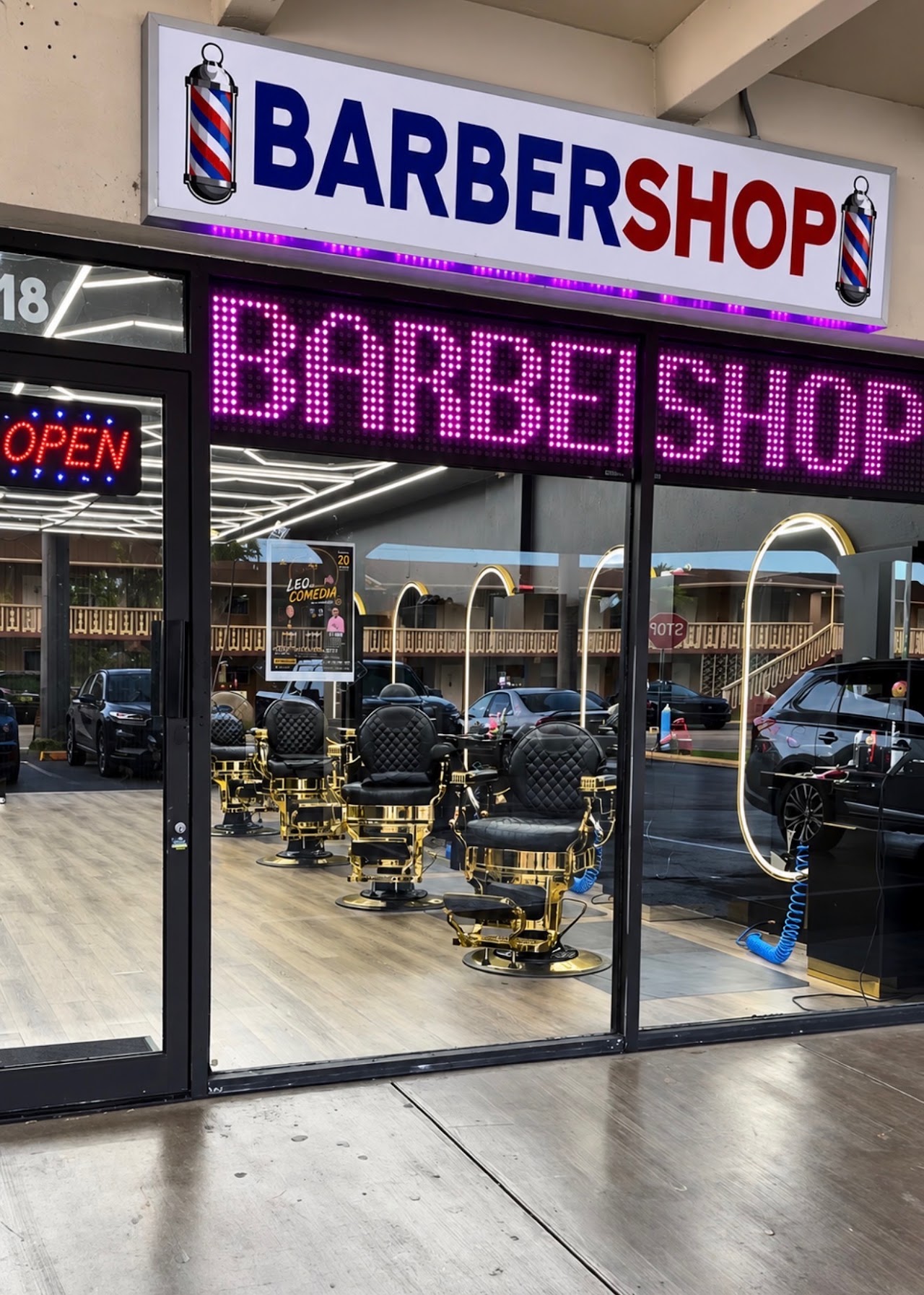FR barbershop storefront in Hialeah, Florida